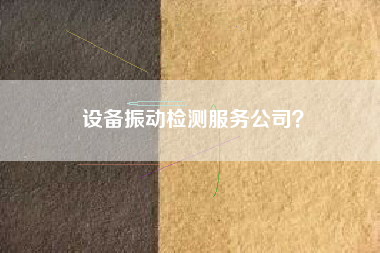 設(shè)備振動檢測服務(wù)公司？